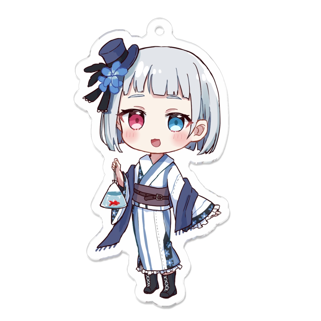 白水晶 V.ertex1周年記念限定アクキー 浴衣ver.