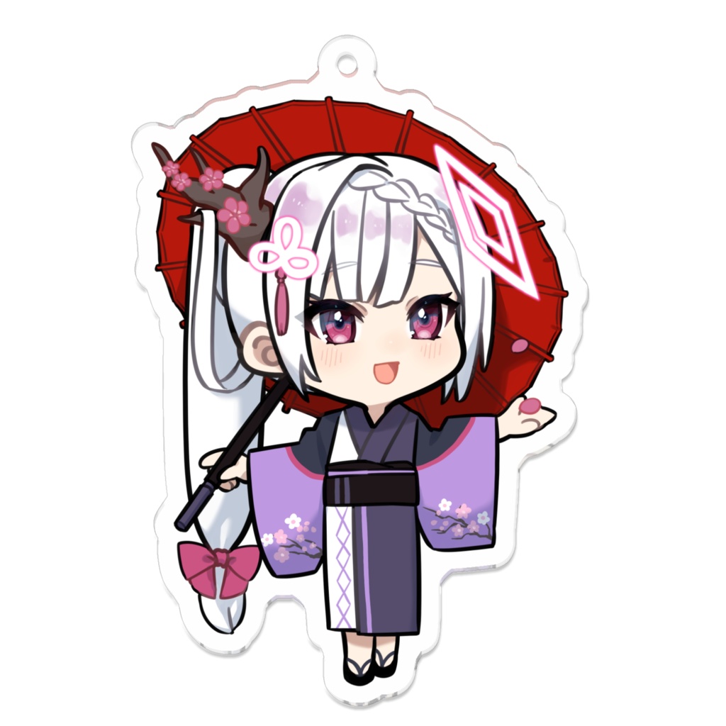 美巴雪花 V.ertex1周年記念限定アクキー 浴衣ver.