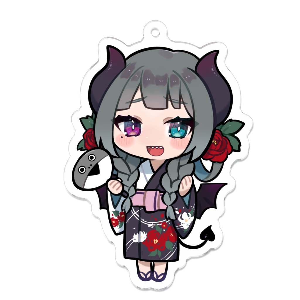 リリス・Ｙ・ヴァイオレット V.ertex1周年記念限定アクキー 浴衣ver.