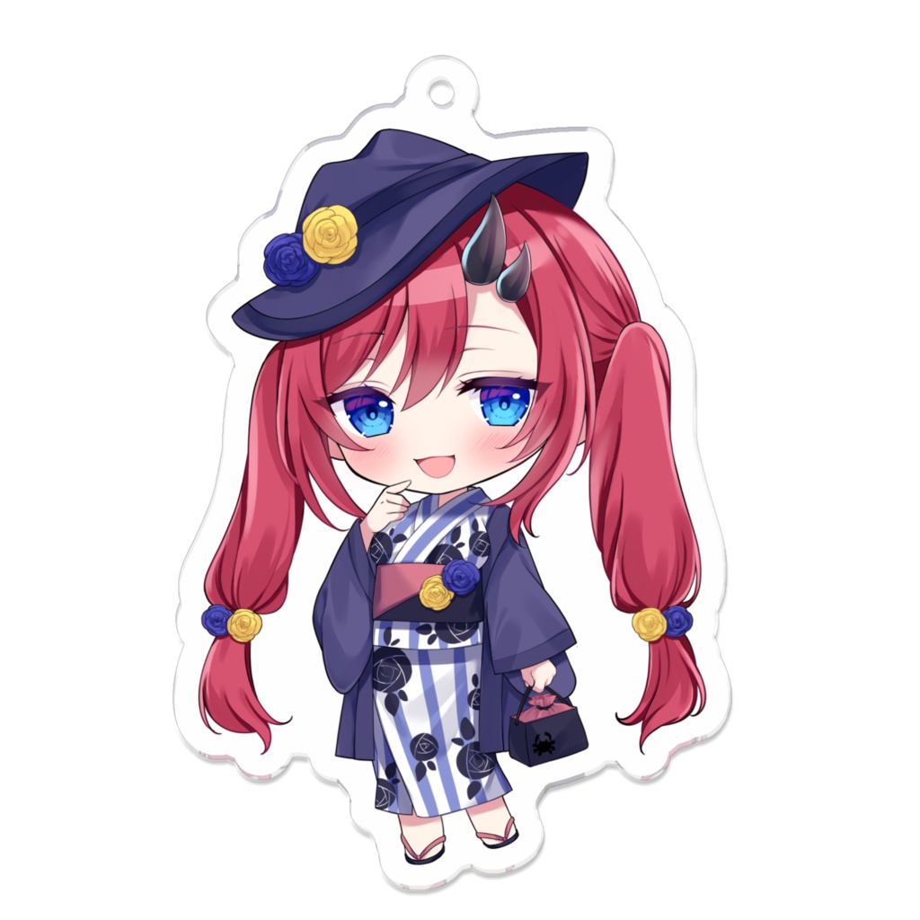 Y  V.ertex1周年記念限定アクキー 浴衣ver.