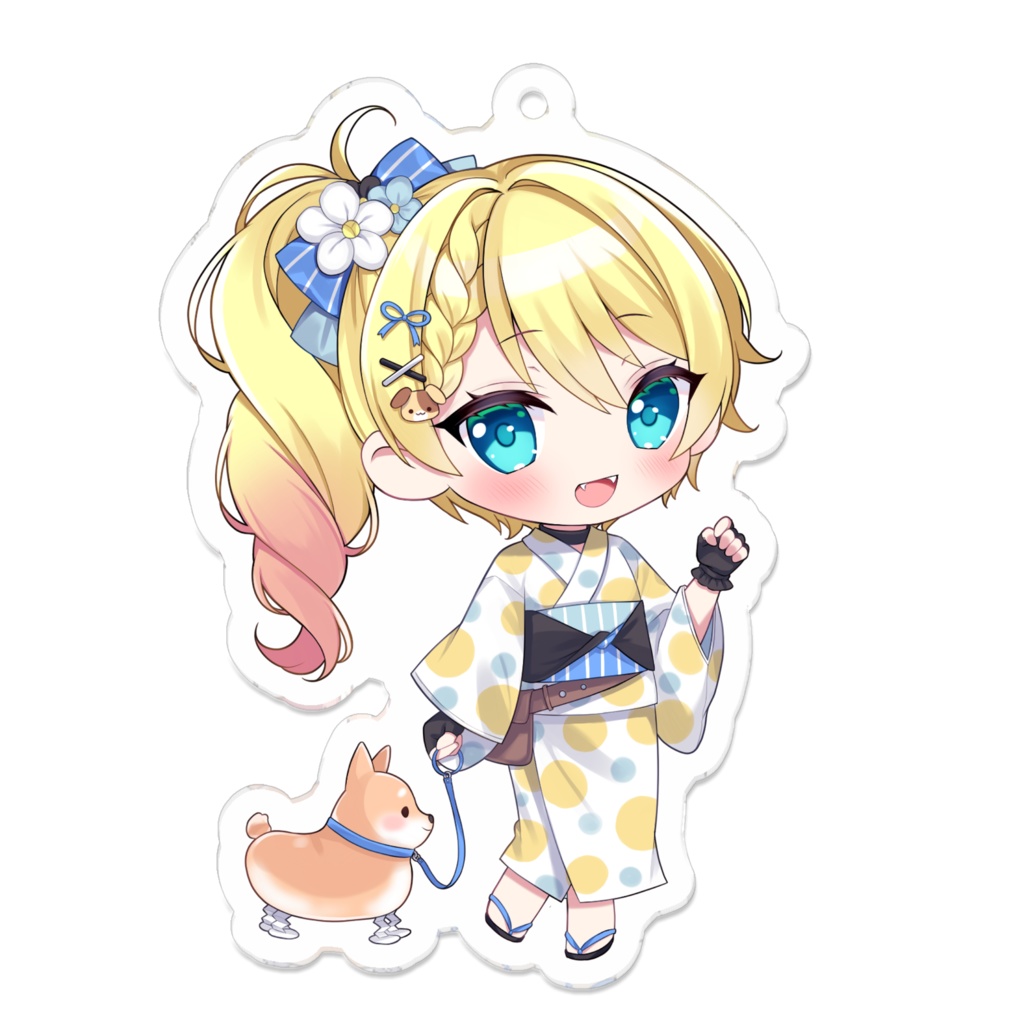 琴吹ちひろ V.ertex1周年記念限定アクキー 浴衣ver.