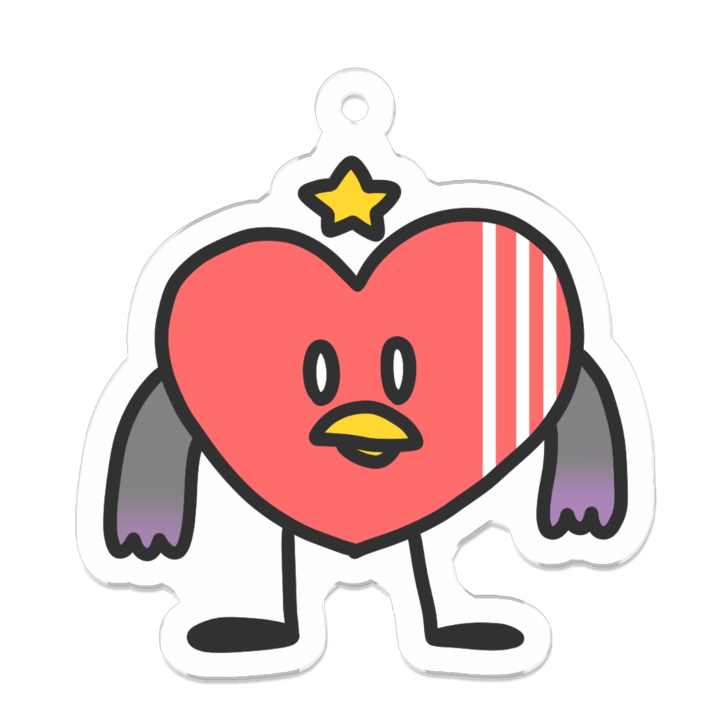 V.ertexマスコットアクキー ハツ