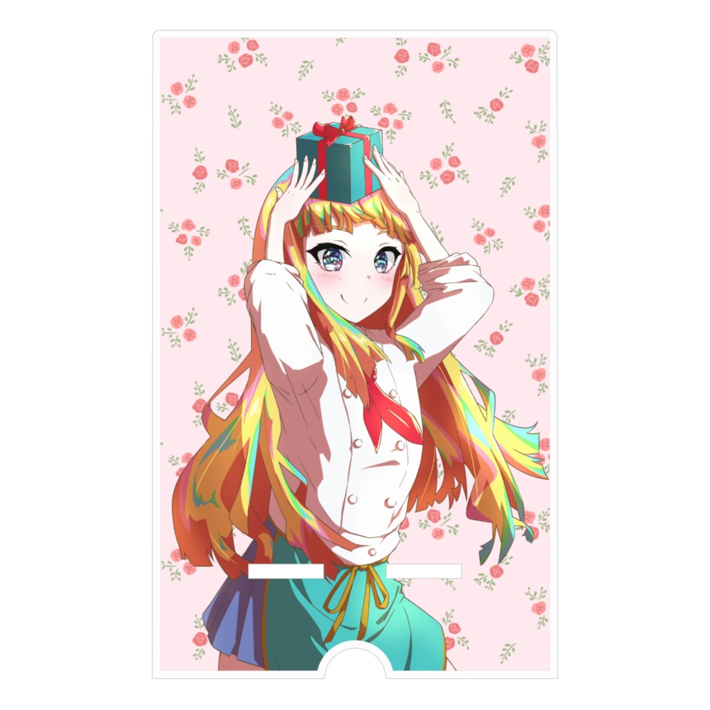 彩画ミツキ Vertex バレンタイン アクリルスマホスタンド