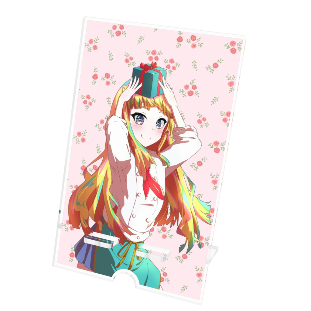 彩画ミツキ Vertex バレンタイン アクリルスマホスタンド