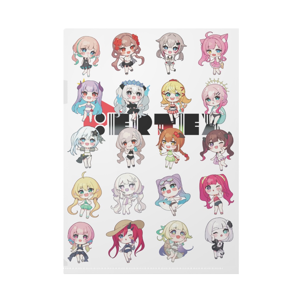 V.ertex2周年記念限定クリアファイル 水着ver.