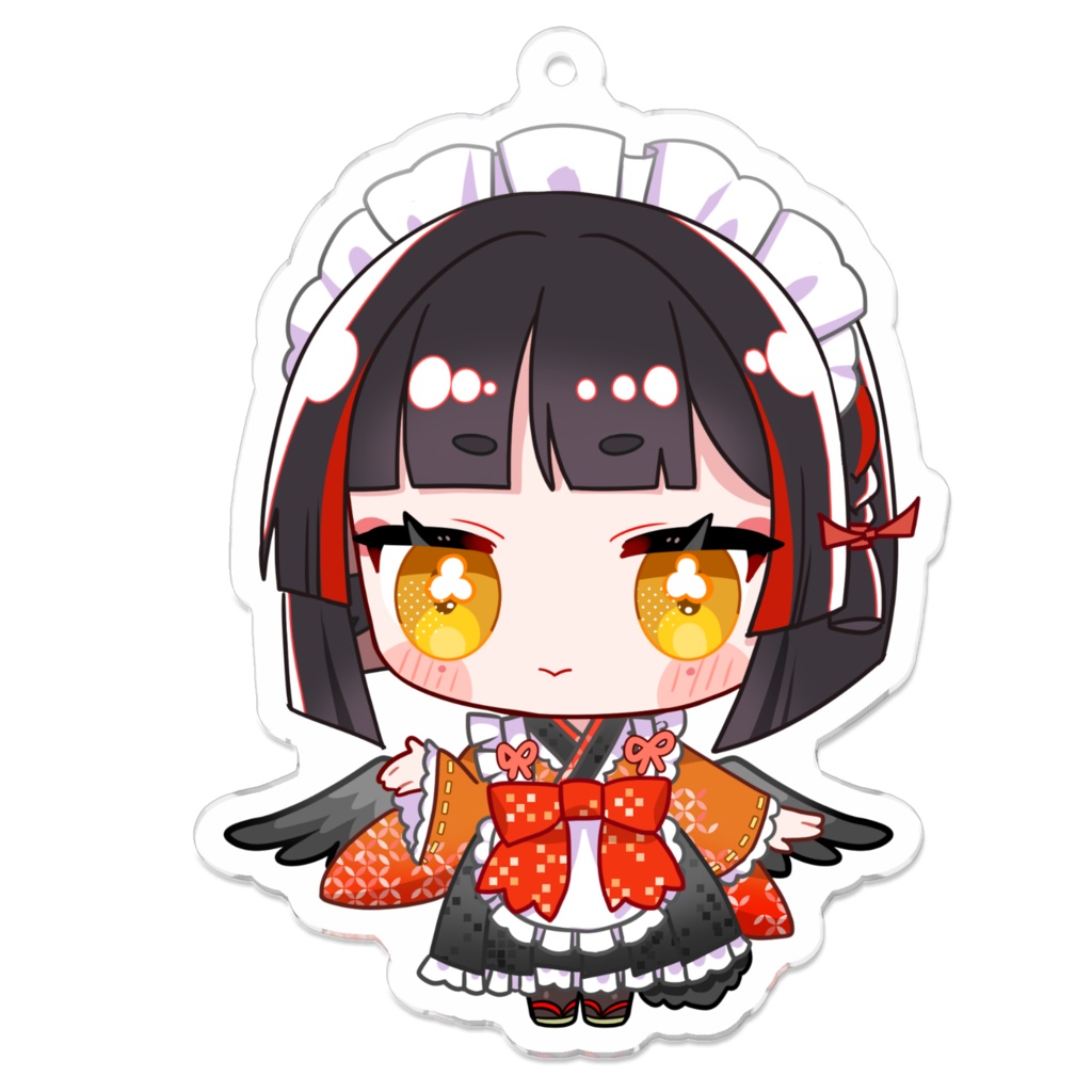 烏丸るふ V.ertex2周年記念限定アクキー メイドver.