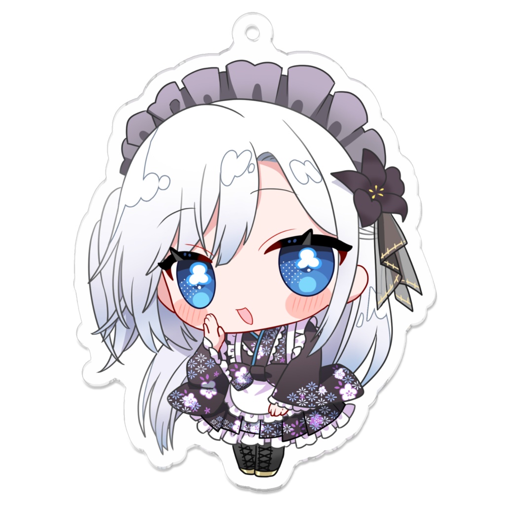 闇々すぴあ V.ertex2周年記念限定アクキー メイドver.