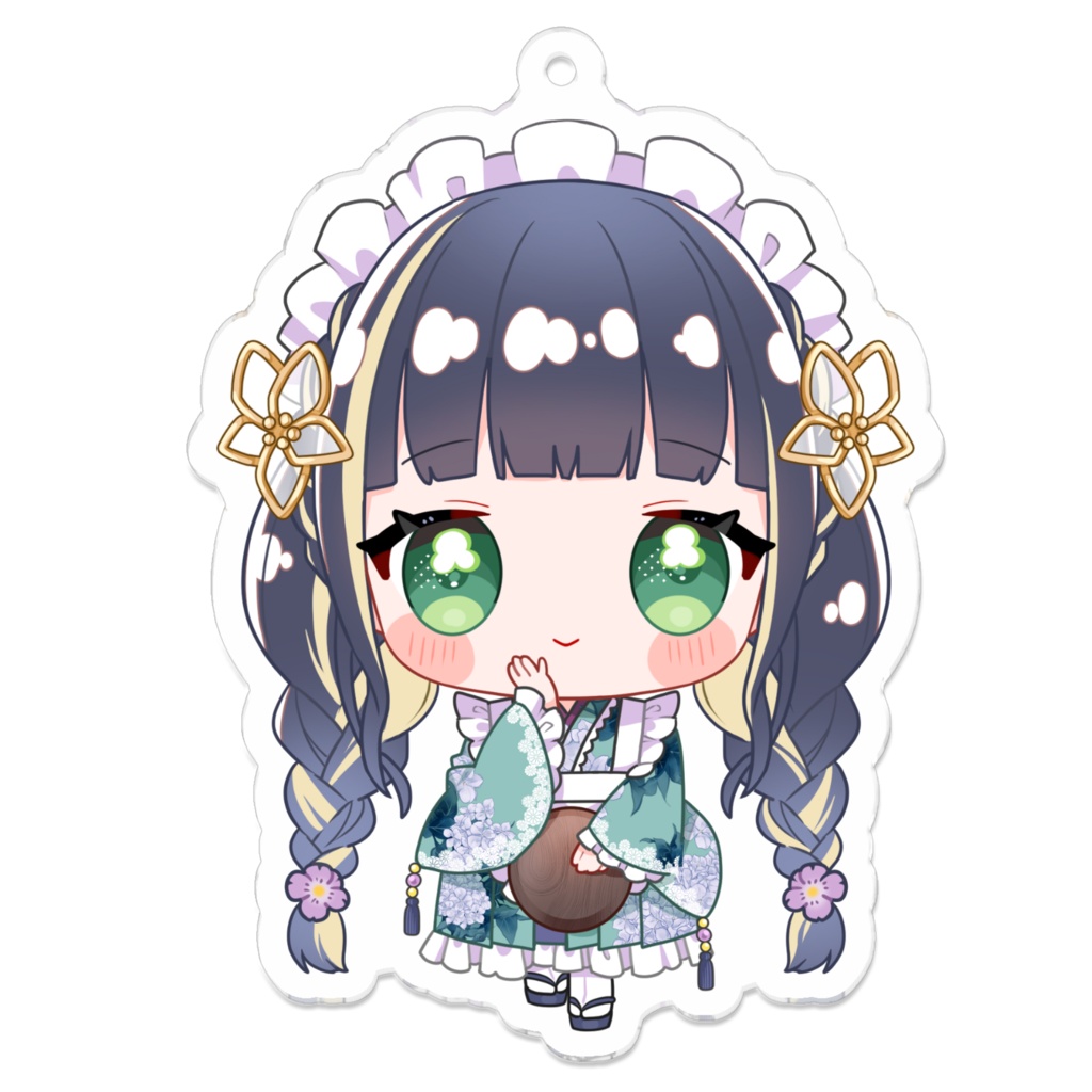 廿日市紗音 V.ertex2周年記念限定アクキー メイドver.