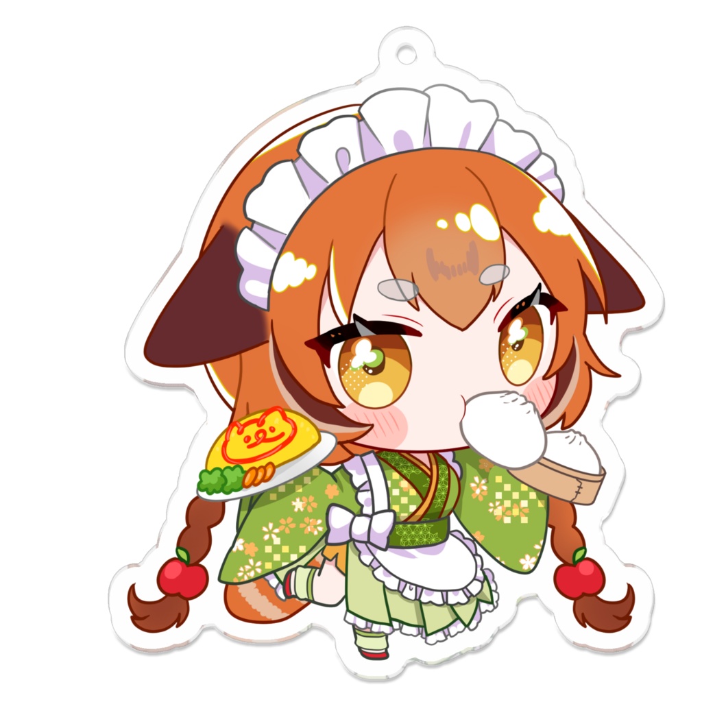 荻田美尾 V.ertex2周年記念限定アクキー メイドver.
