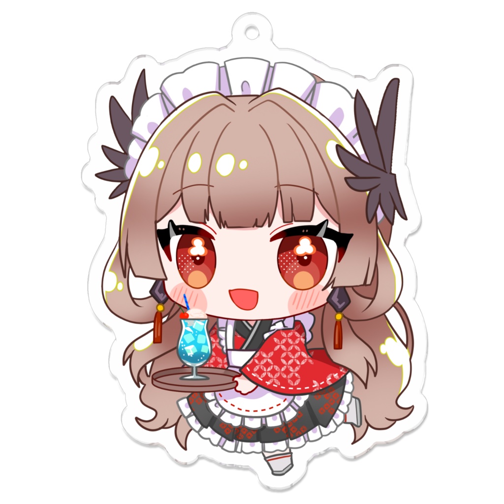 魂響仄灯 V.ertex2周年記念限定アクキー メイドver.