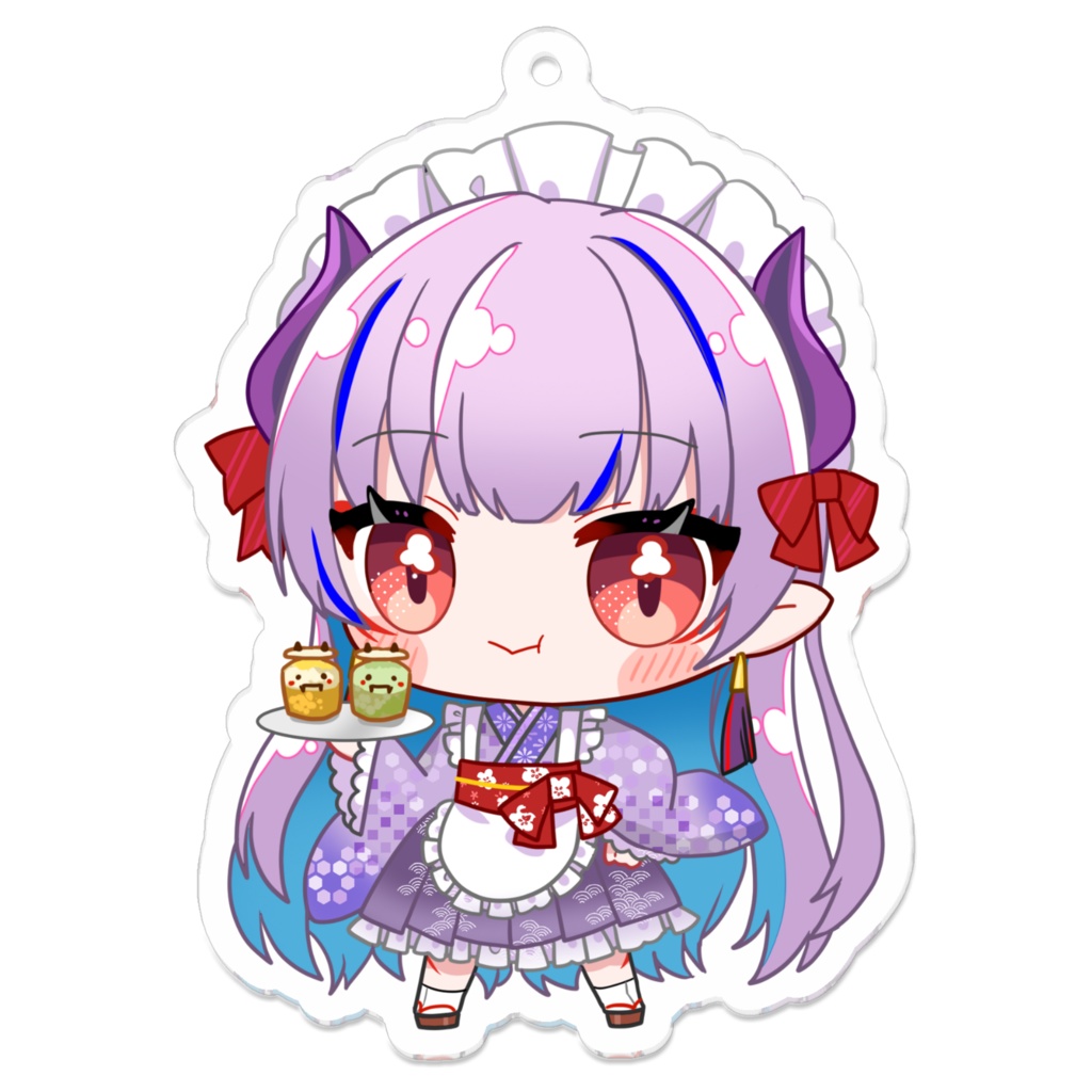 鬼京和火 V.ertex2周年記念限定アクキー メイドver.