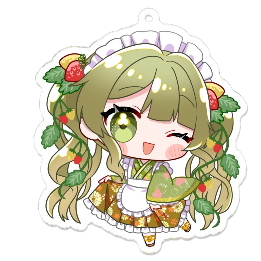 神咲翠璃 V.ertex2周年記念限定アクキー メイドver.