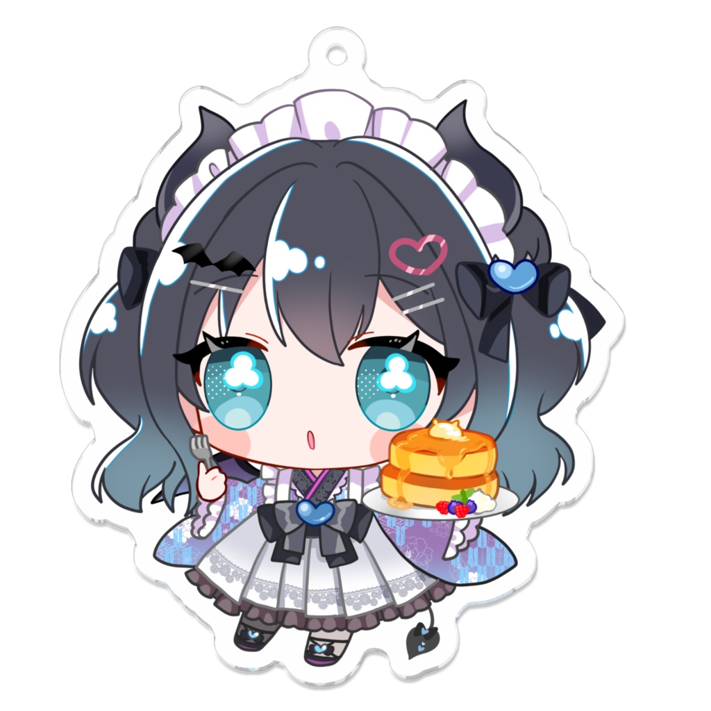 うにくもゆがみ V.ertex2周年記念限定アクキー メイドver.