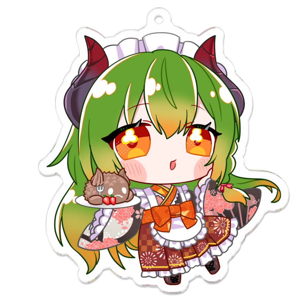闇蘭美レム V.ertex2周年記念限定アクキー メイドver.