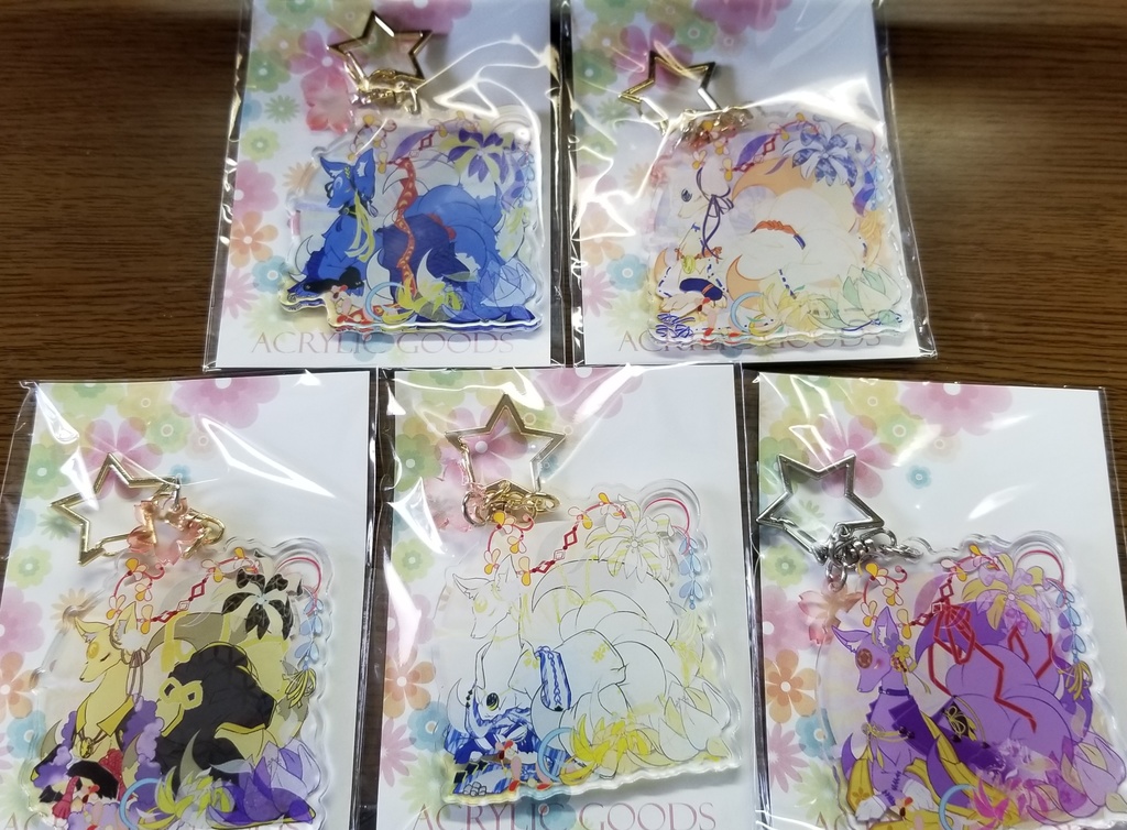 刀剣狐男士シリーズ(№1~5振り