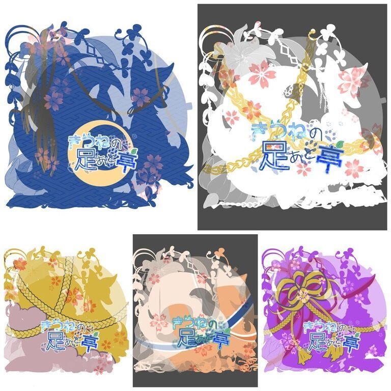 刀剣狐男士シリーズ(№1~5振り