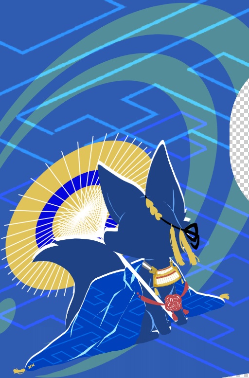 刀剣きつね男士マスク