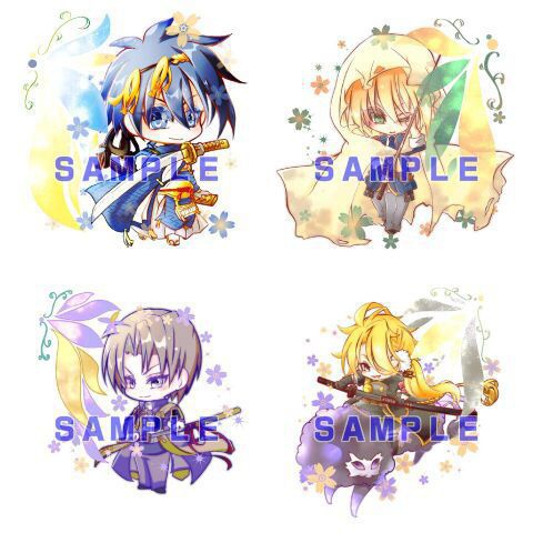 刀剣男士ウッドキーホルダー(出陣ver