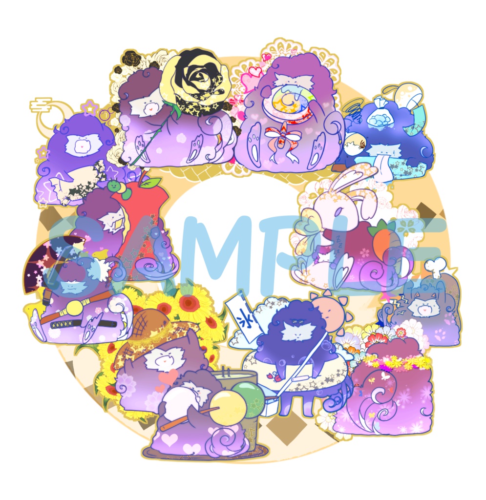 ぬえさん平和リングアクキー