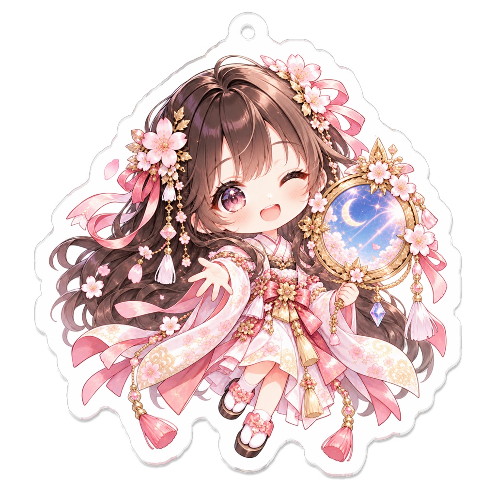 ミニキャラ花ちゃん～天空の鏡を持つ姫巫女