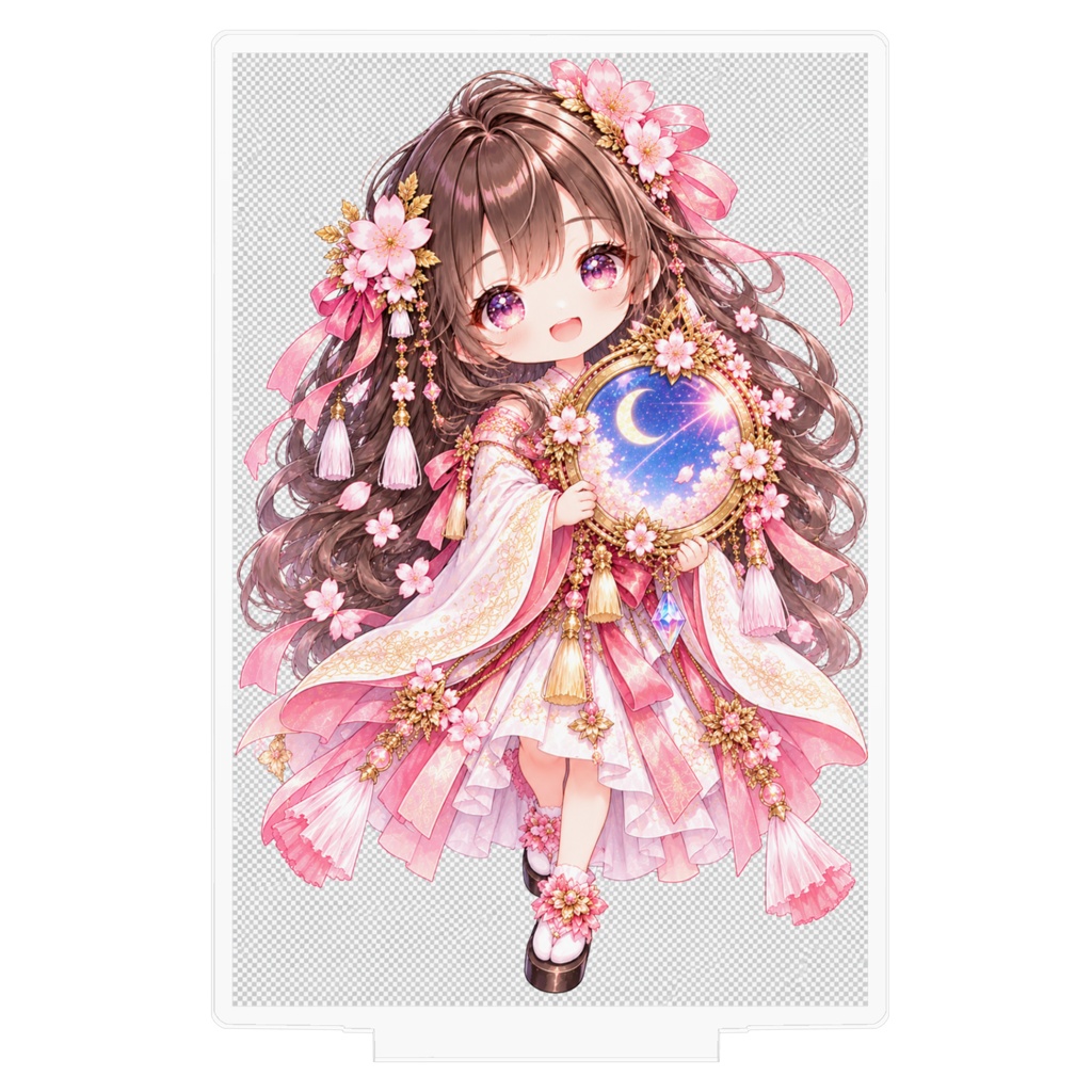 ミニキャラ花ちゃん~天空の鏡を持つ姫巫女アクリルフィギュア
