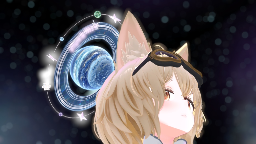 🌟ガス惑星型ヘイロー 【-瑠璃の澪標-】『VRChat想定』🌟