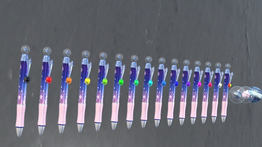 【QvPen差し替えモデル】🌟-春を綴る天体観測ペン-🌟