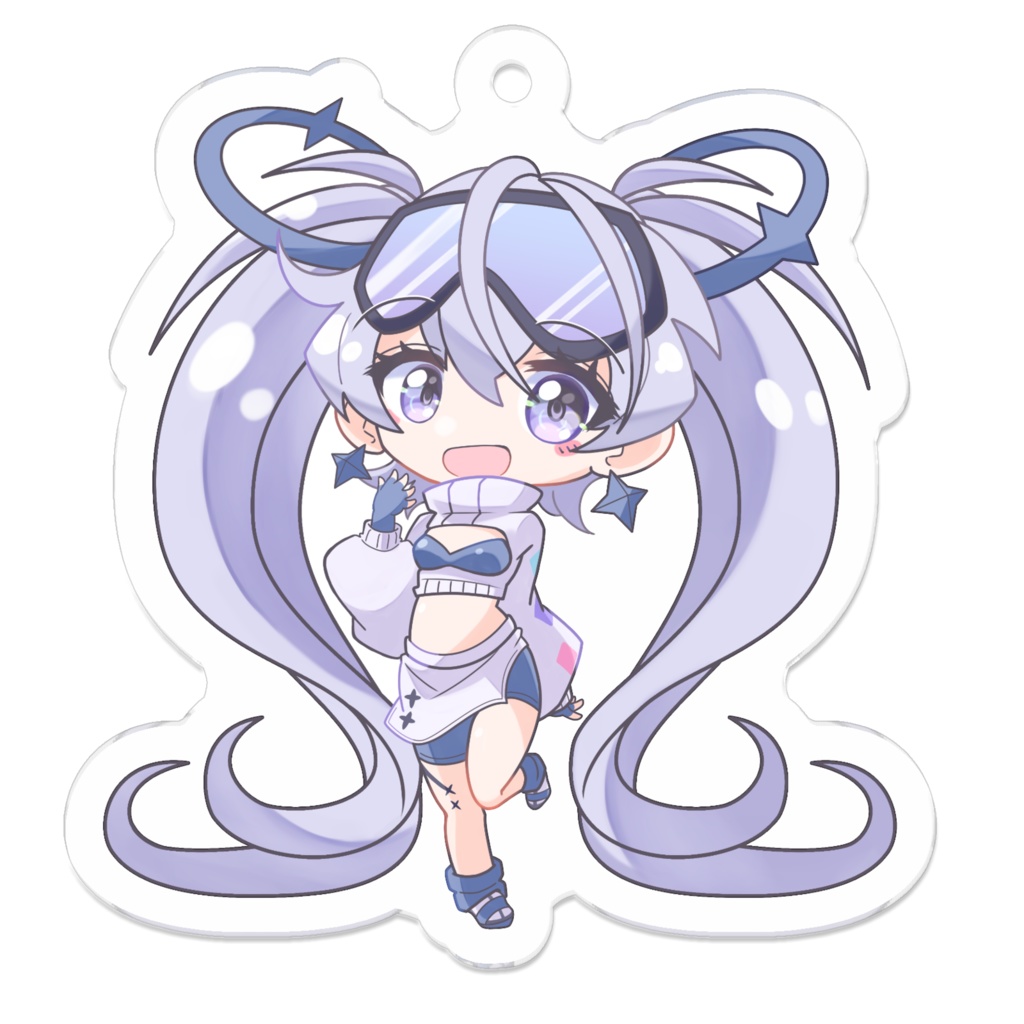 iChica☆アクリルキーホルダー (50 × 50 mm)　|　Bイラスト