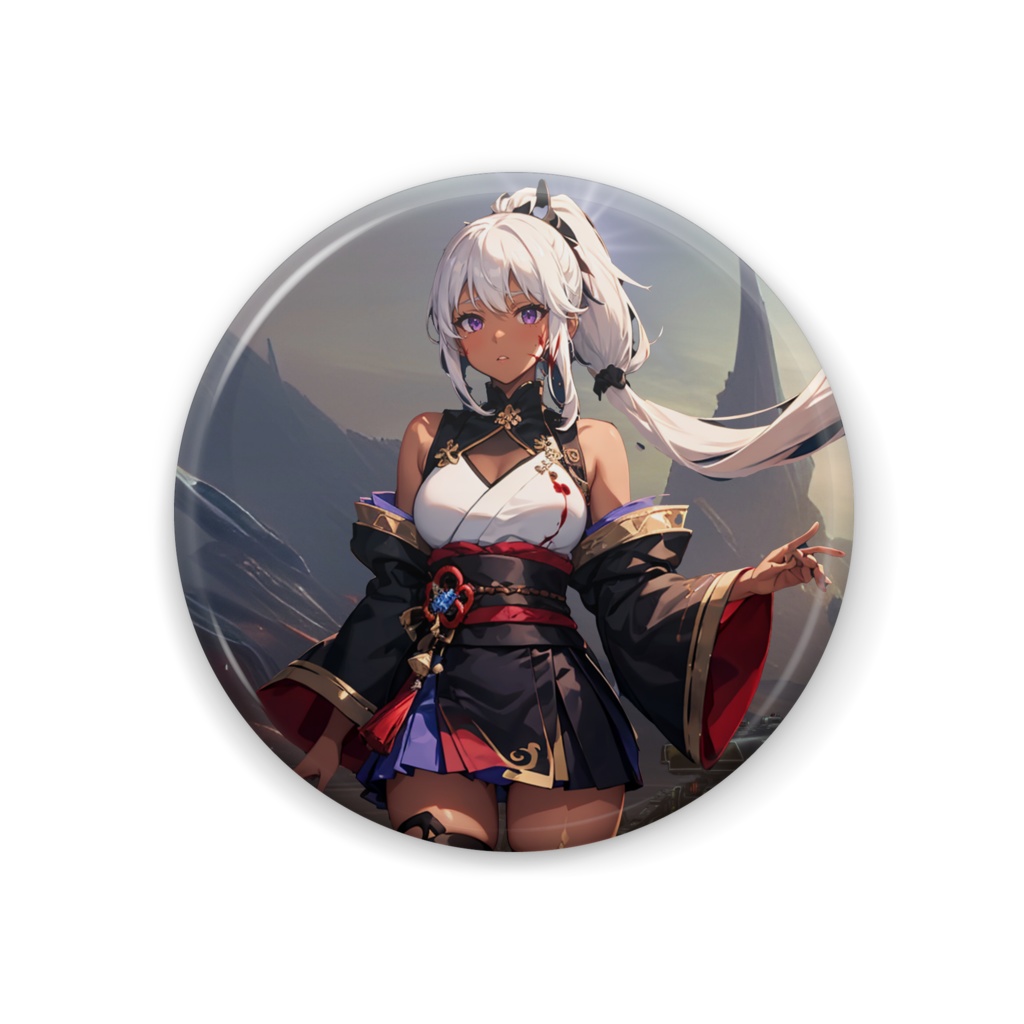 角崎アレン・アルフォード推し事缶バッチ（44×44）