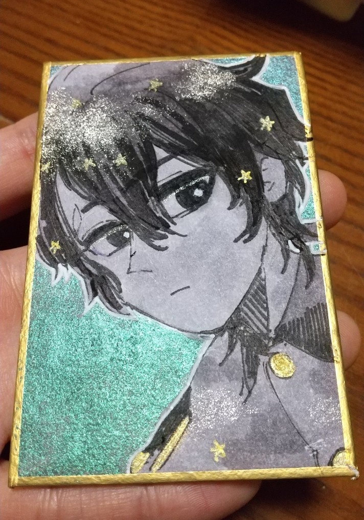 原画(かるたサイズ)