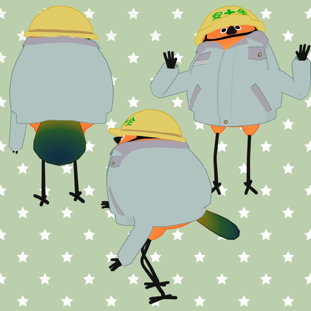 【bird/鳥専用衣装】鳥の作業服