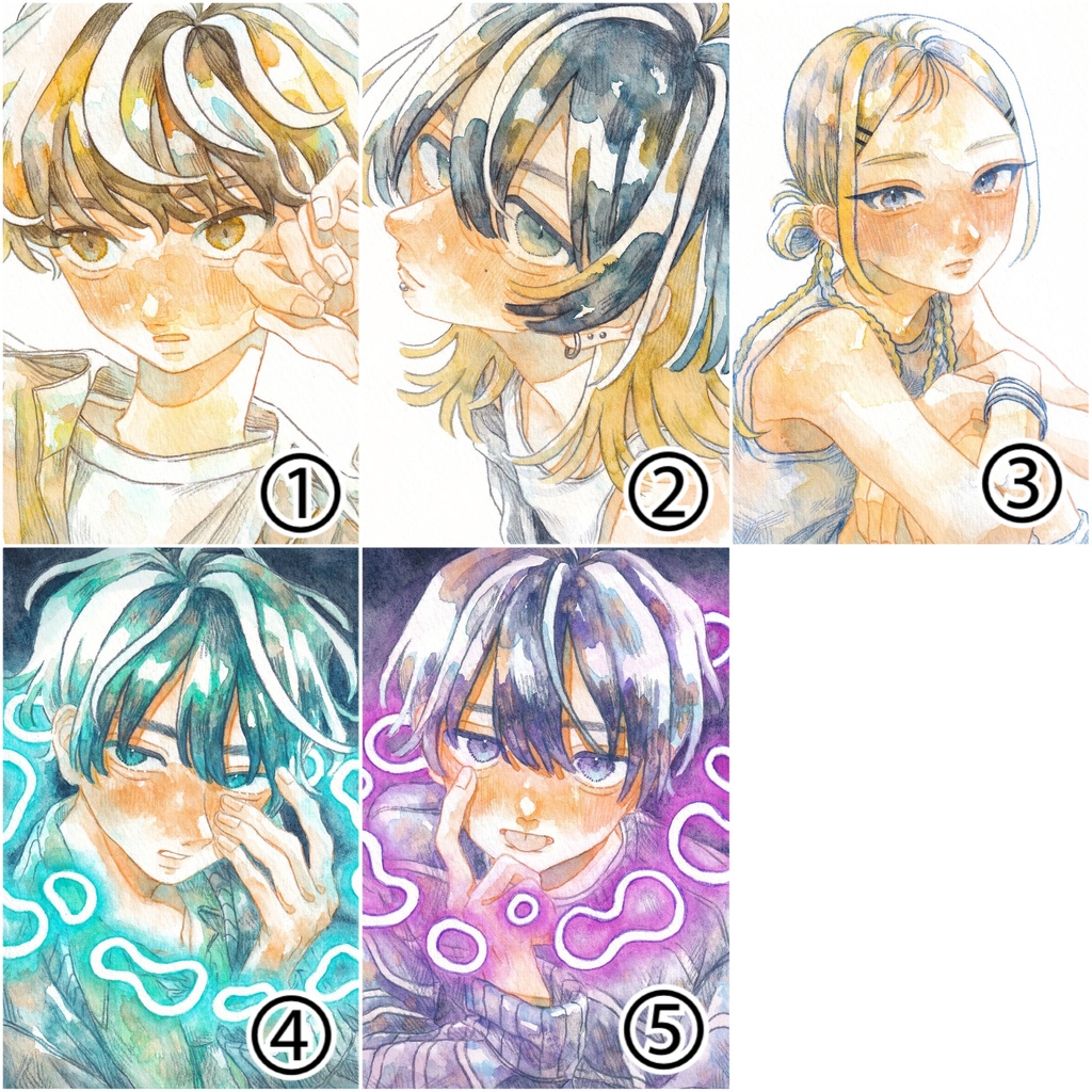 ポストカードサイズ原画