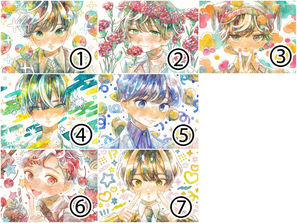 2L判サイズ原画(C)