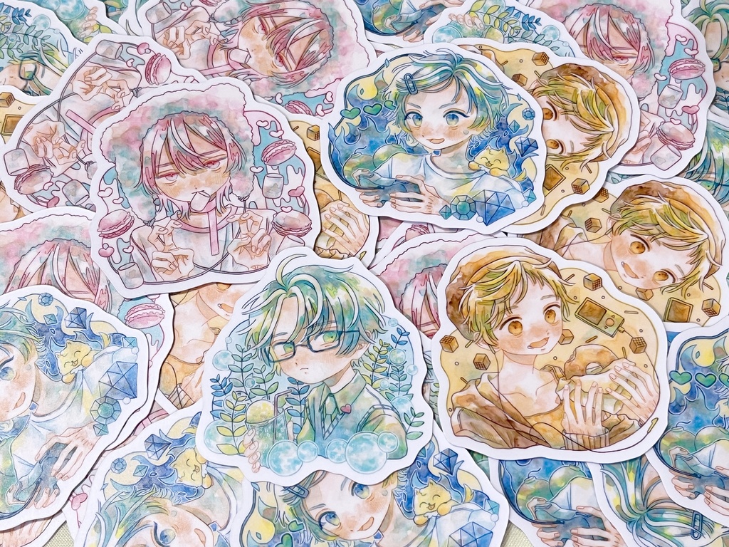 マットなステッカー