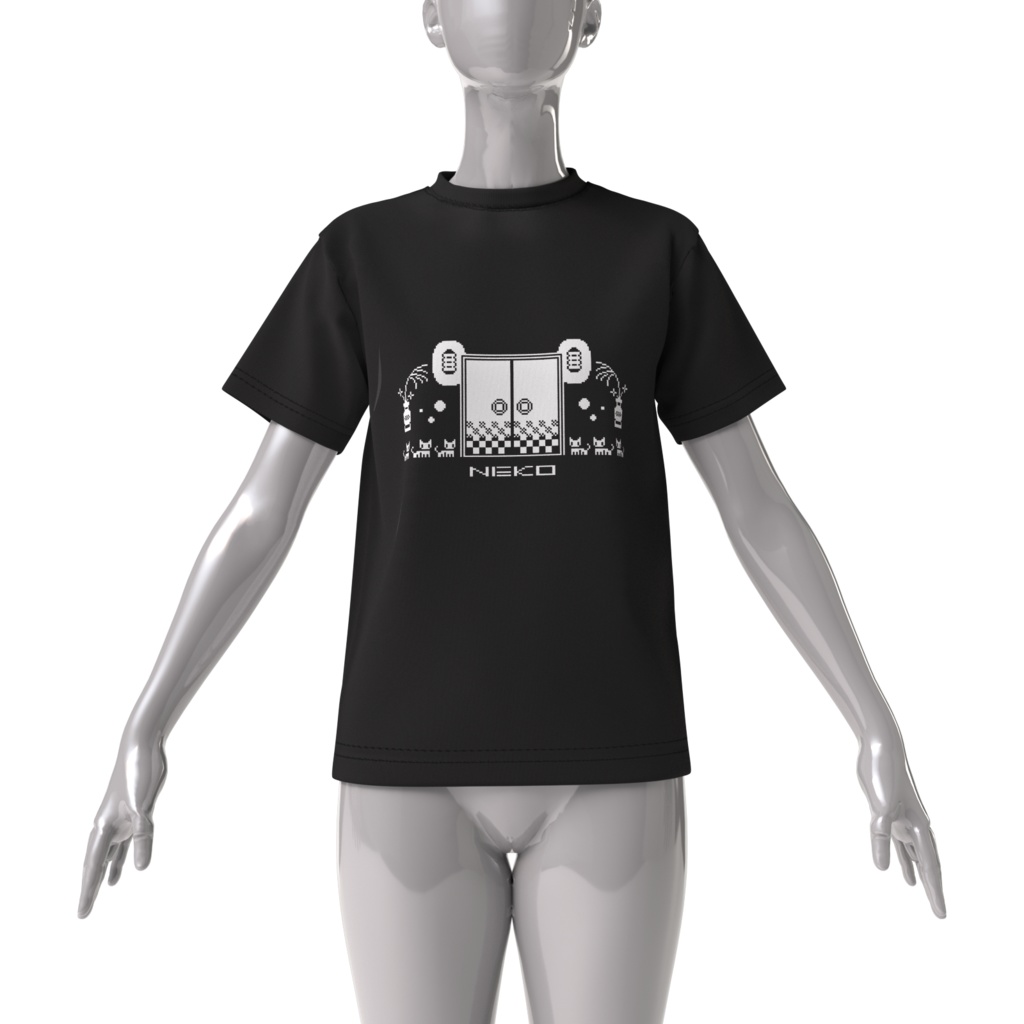 ふすまねこ Tシャツ