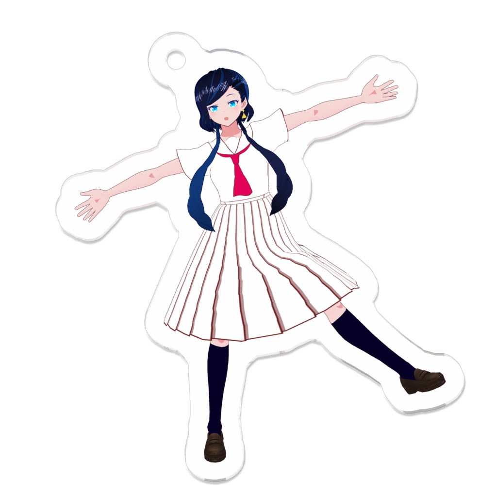 アクリルキーホルダー - Alma Gabriel 3D : White Sailor -