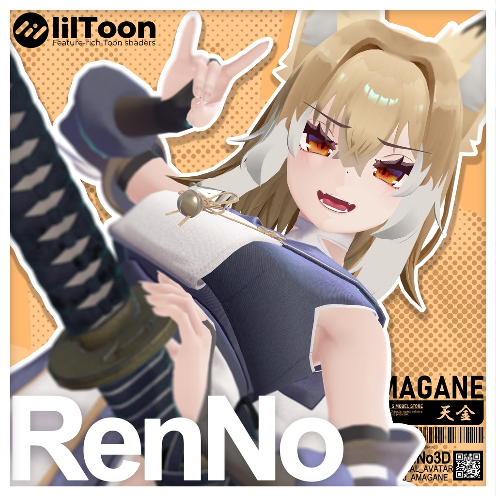 【90%オフセール!!】【オリジナル3Dモデル】 蓮乃 -RenNo-  【6000円→600円】