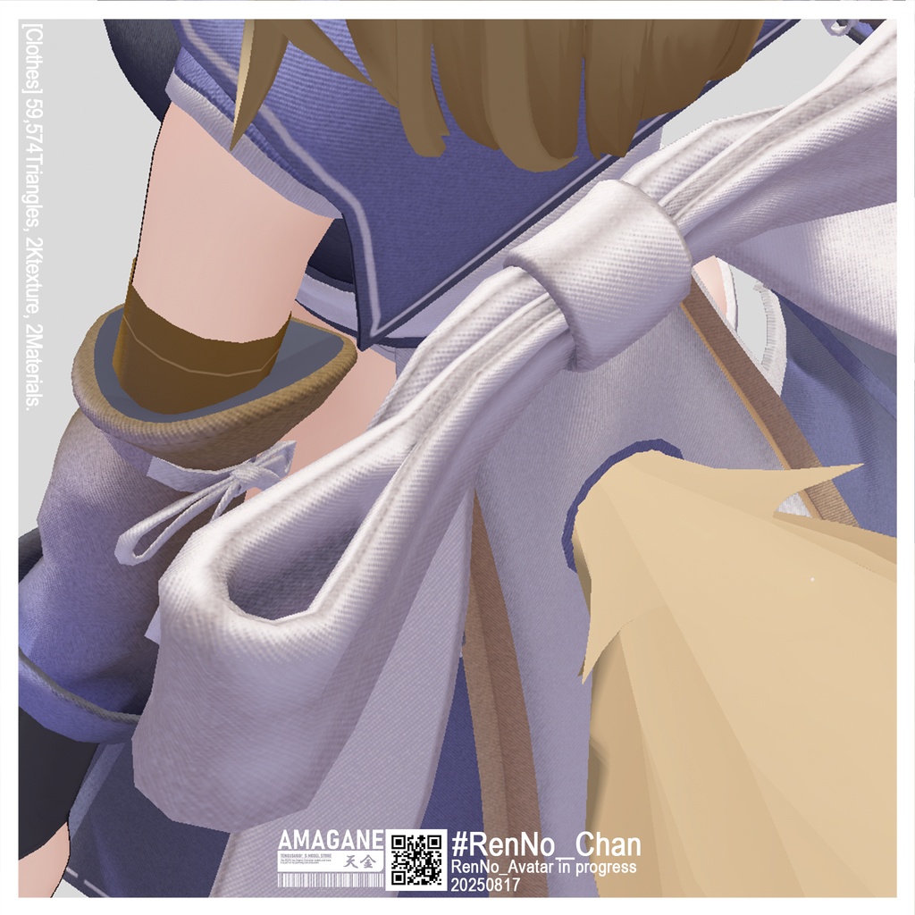 【オリジナル3Dモデル】 蓮乃 -RenNo-