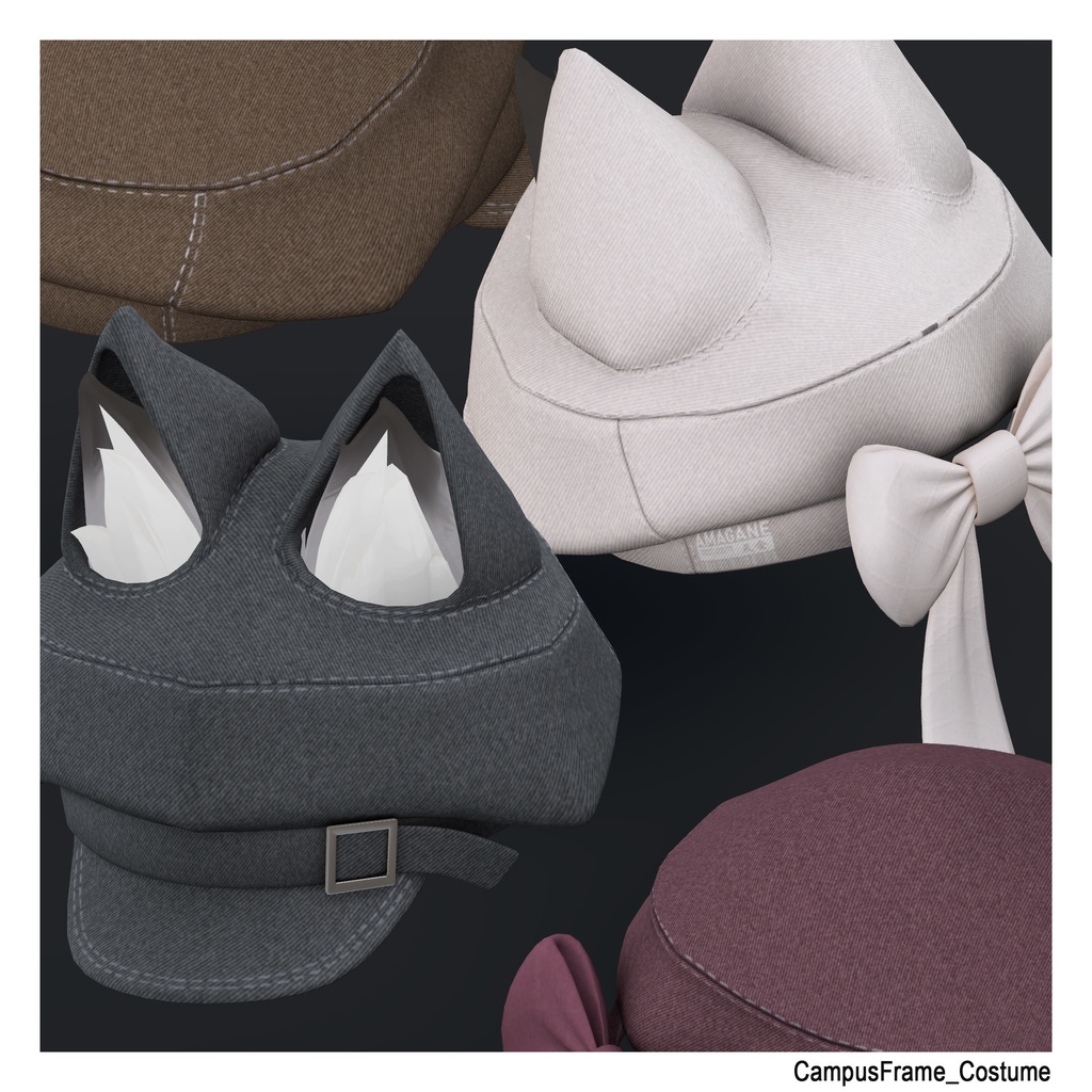 【衣装】CampusFrame 【複数アバター対応】