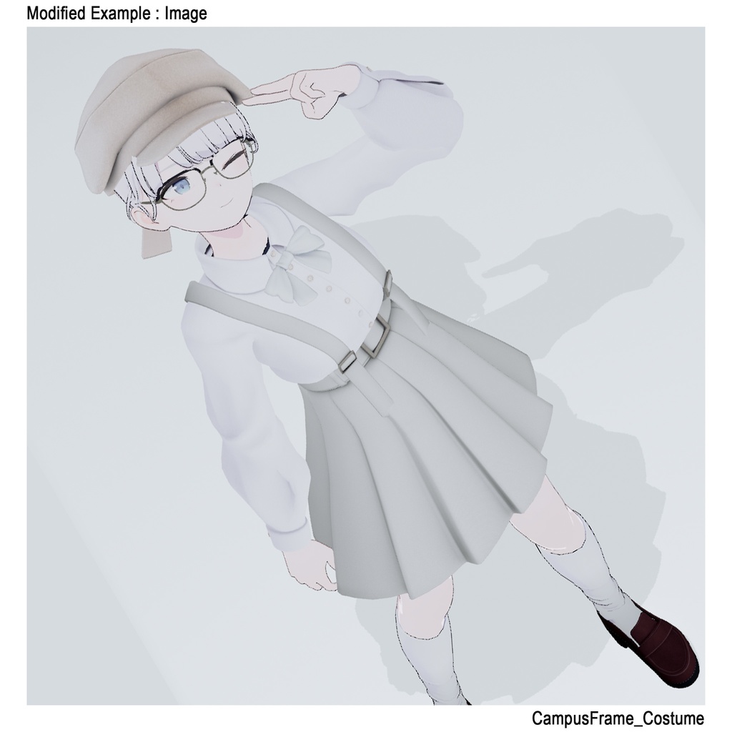 【衣装】CampusFrame 【複数アバター対応】