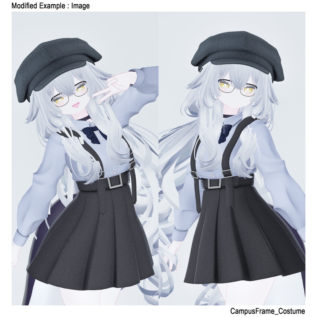 【衣装】CampusFrame 【複数アバター対応】