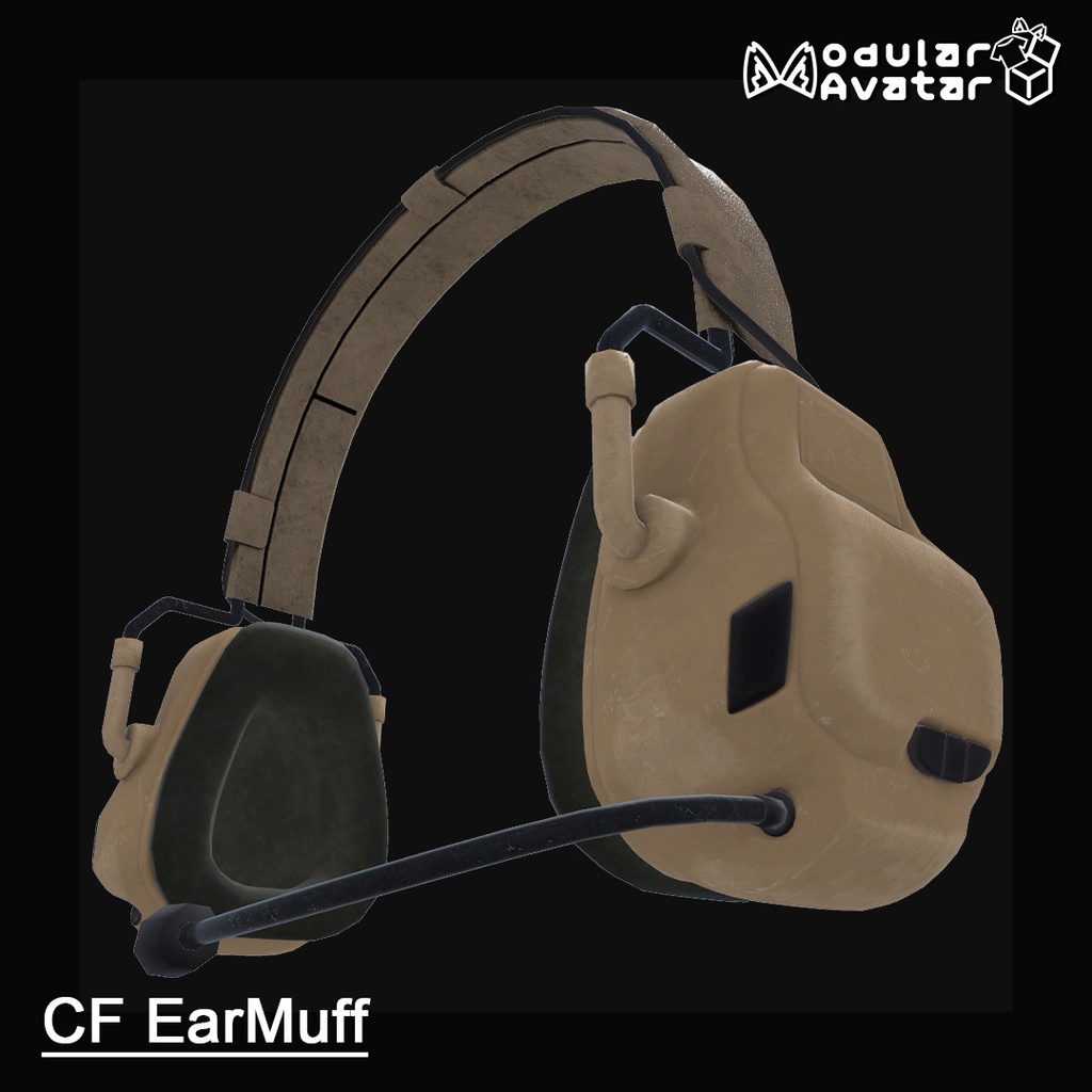 【MA設定済み】CF_EarMuf【調整シェイプキーあり】