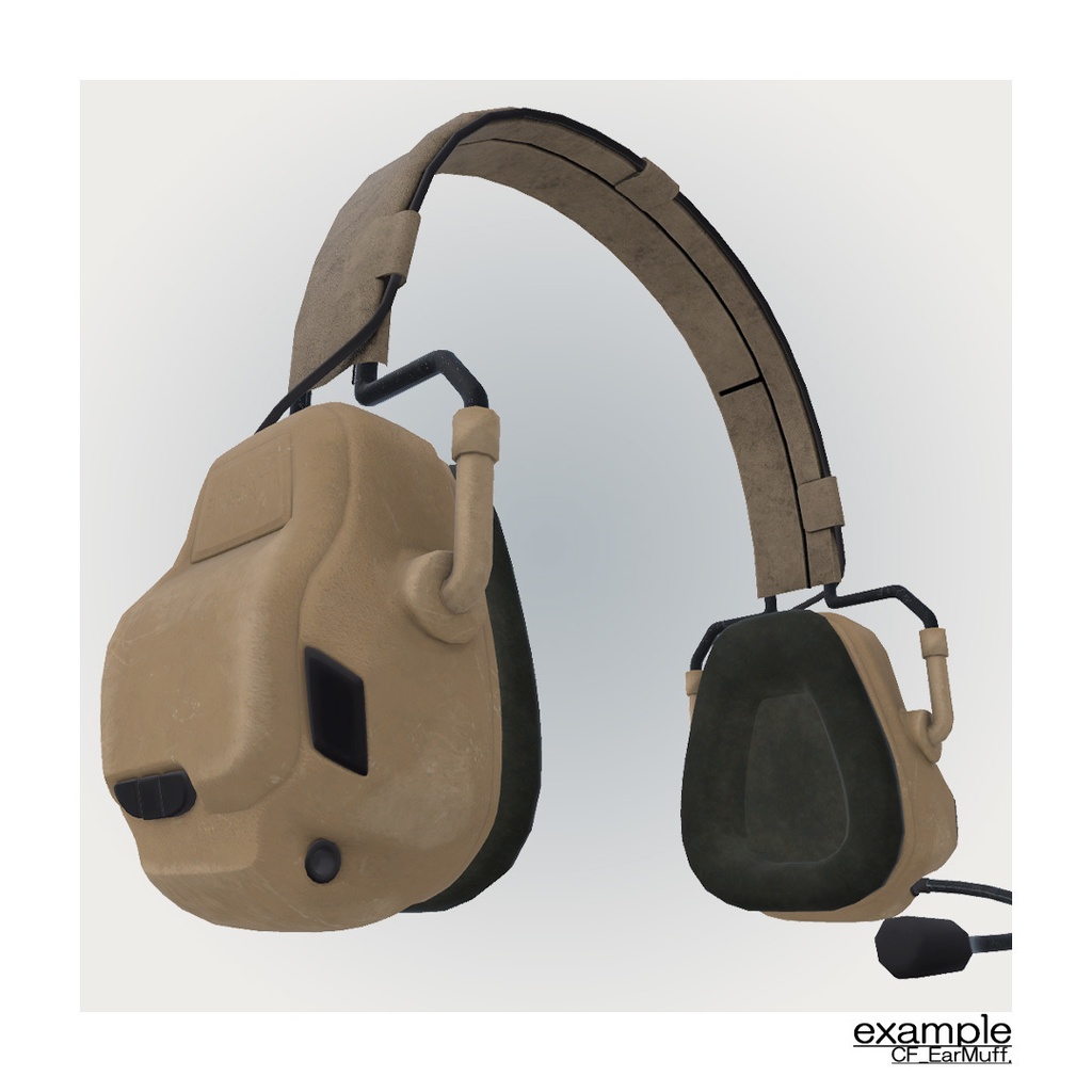 【MA設定済み】CF_EarMuf【調整シェイプキーあり】