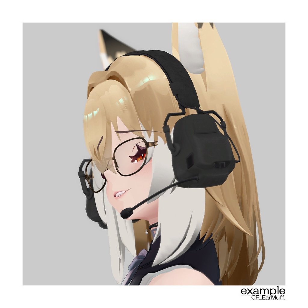 【複数アバター対応】CF_EarMuf【MA設定済み】