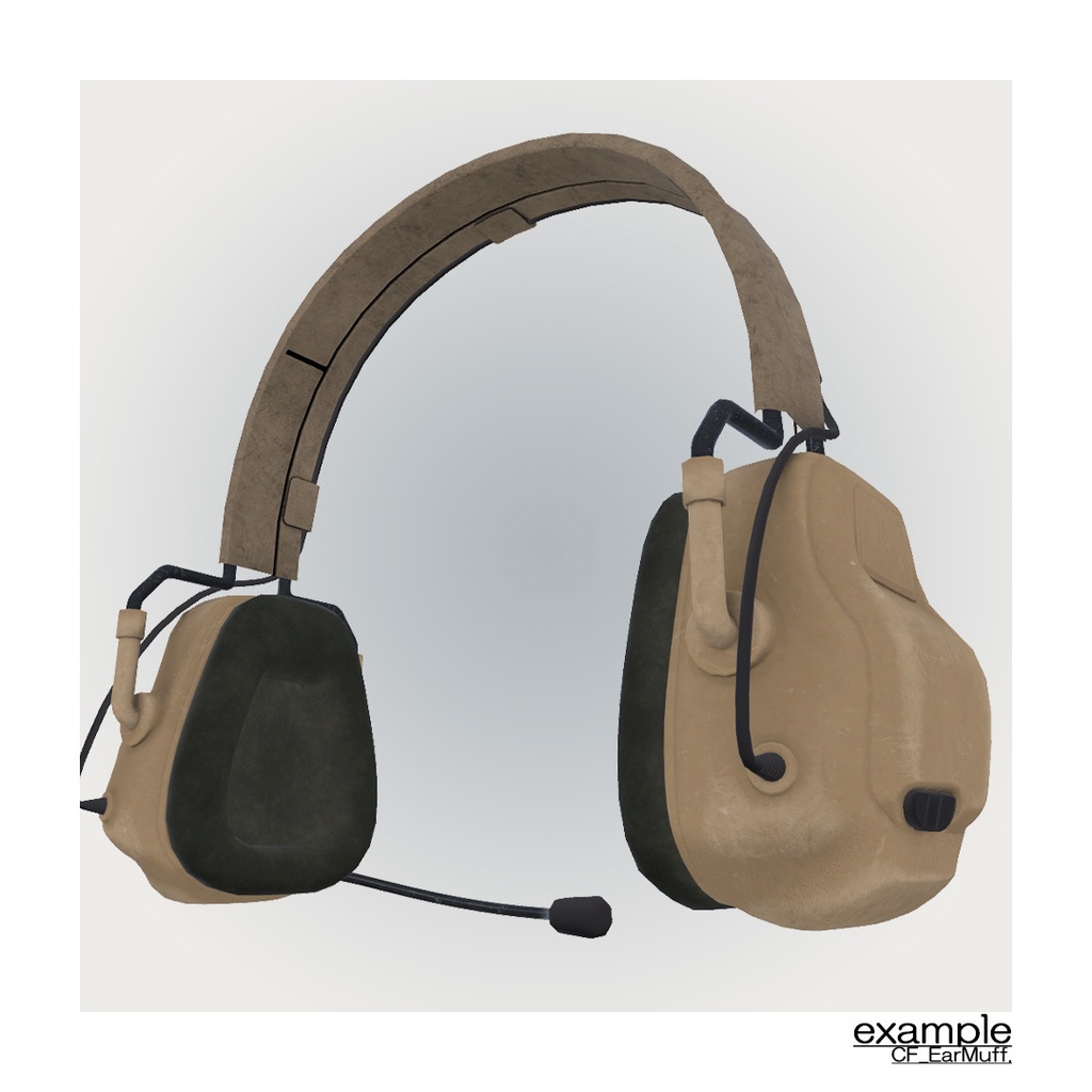 【MA設定済み】CF_EarMuf【調整シェイプキーあり】