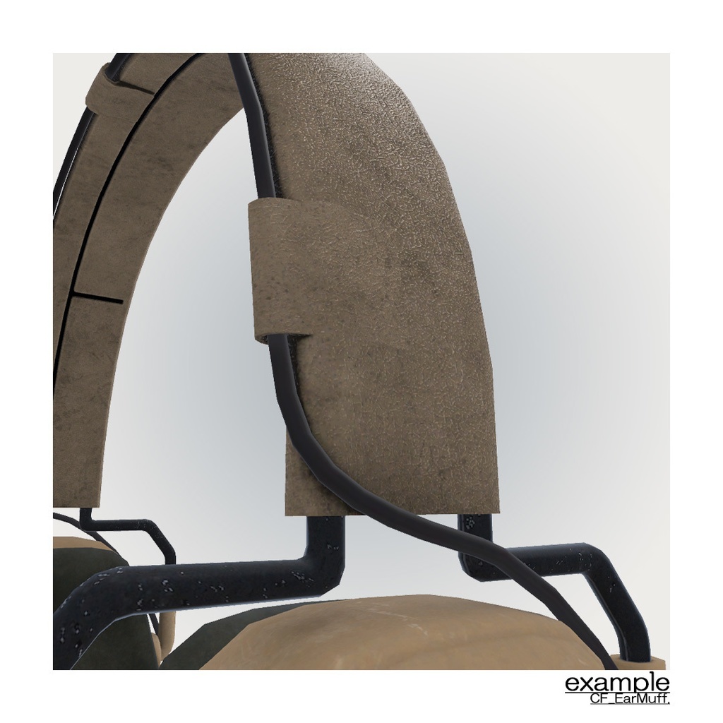 【MA設定済み】CF_EarMuf【調整シェイプキーあり】
