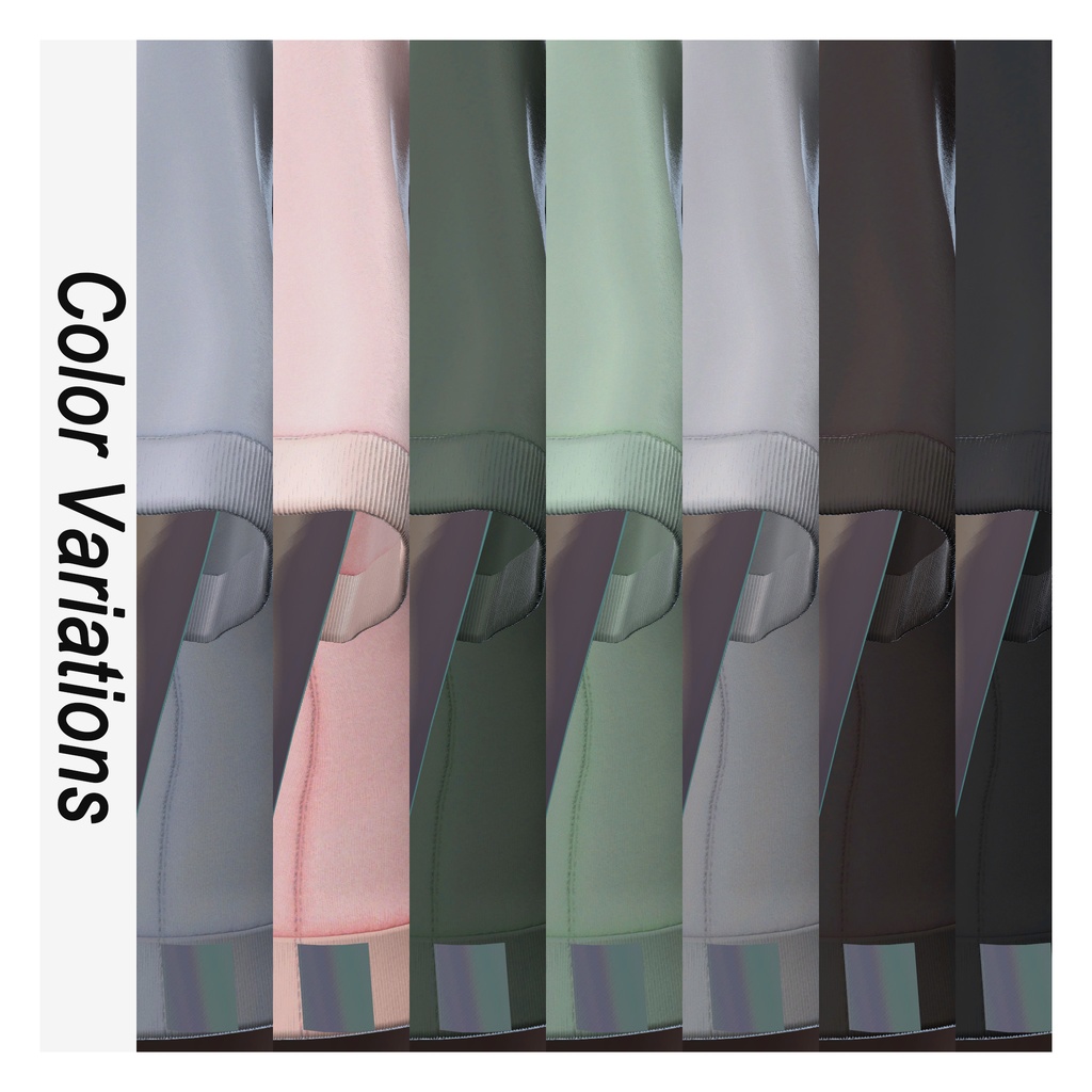 【無料衣装】Customize Cotton T-Shirt【複数アバター対応】