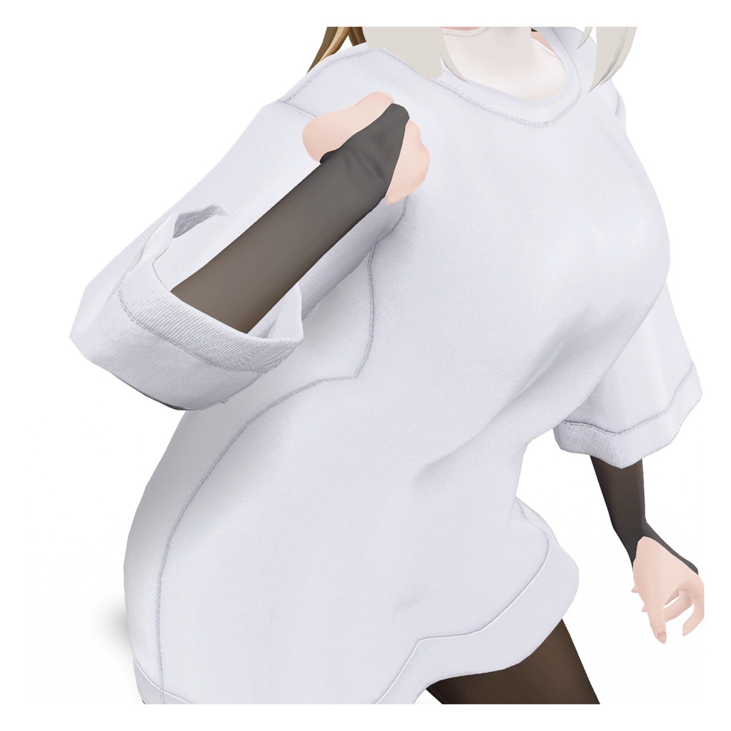 【無料衣装】Customize Cotton T-Shirt【複数アバター対応】