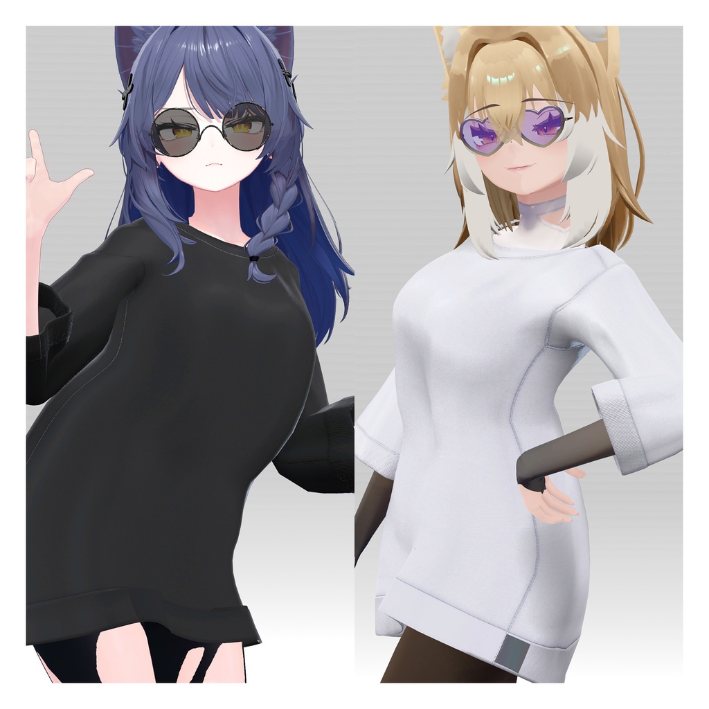 【無料衣装】Customize Cotton T-Shirt【複数アバター対応】