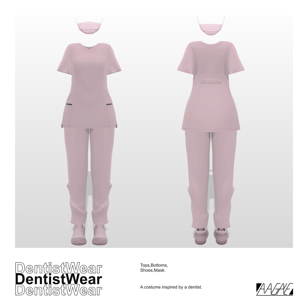 【衣装】DentistWear【複数アバター対応】